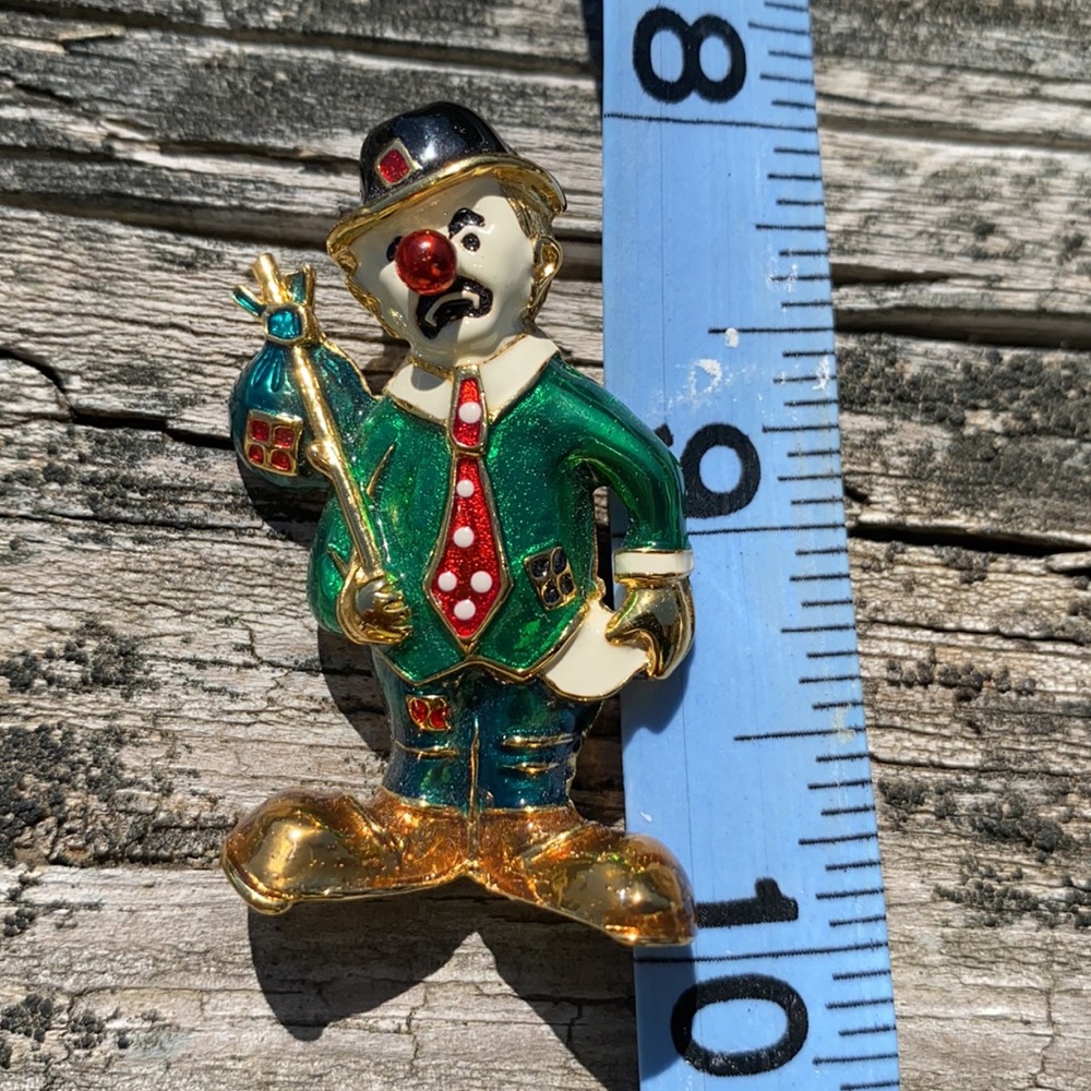Colorful Clown Pin - Picture 5 of 5